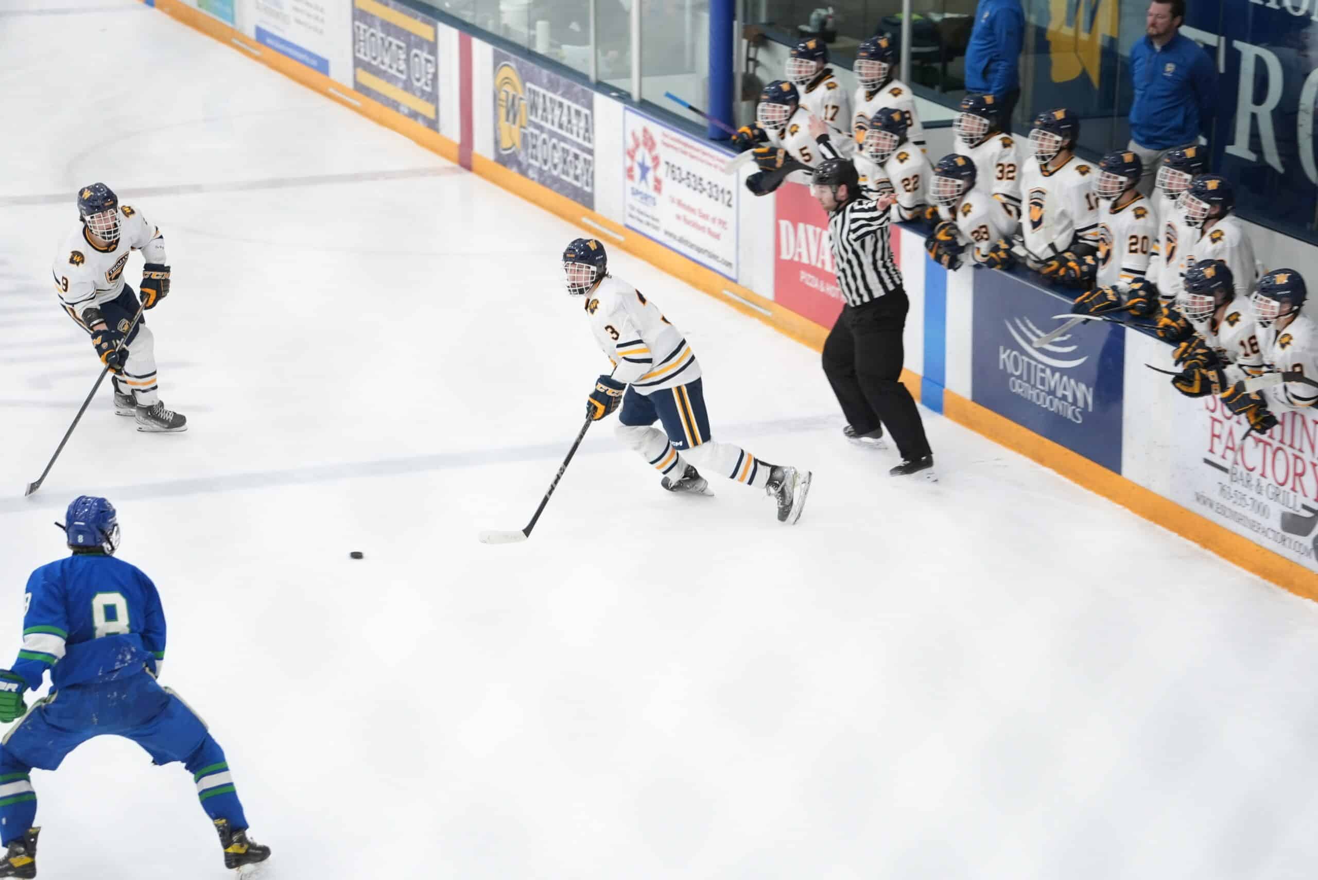 Engage with High School Hockey Fans through Rink Boards in Wayzata